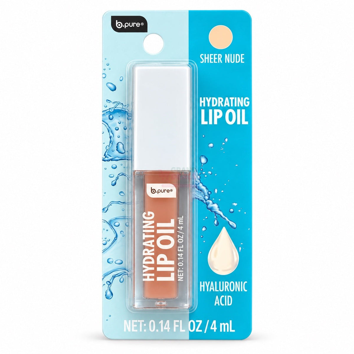 b.pure Hydrating Lip Oil Sheer Nude