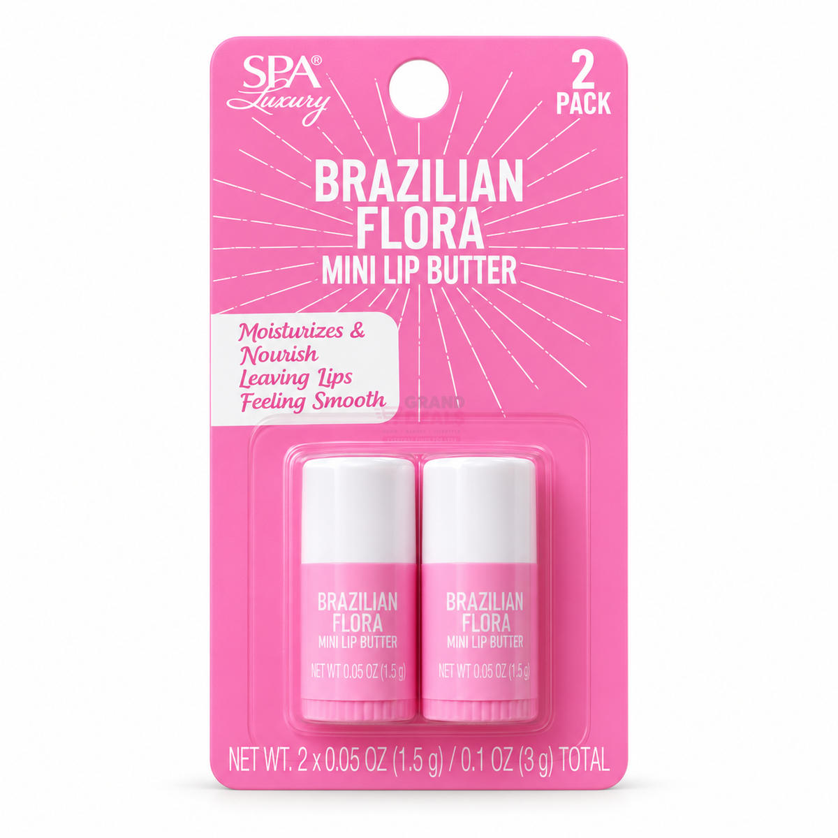 SPA Luxury Brazilian Flora Mini Lip Butter 2 Pack