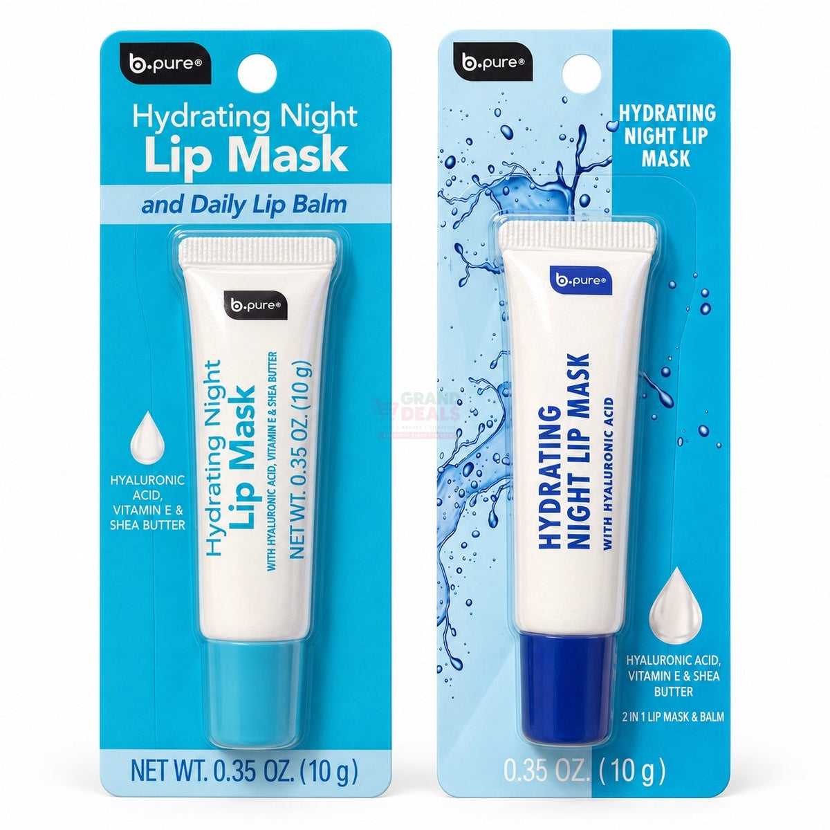 b.pure Hydrating Night Lip Mask and Daily Lip Balm