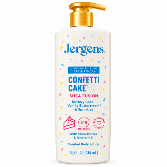 Jergens Confetti Cake Shea Fusion Body Lotion