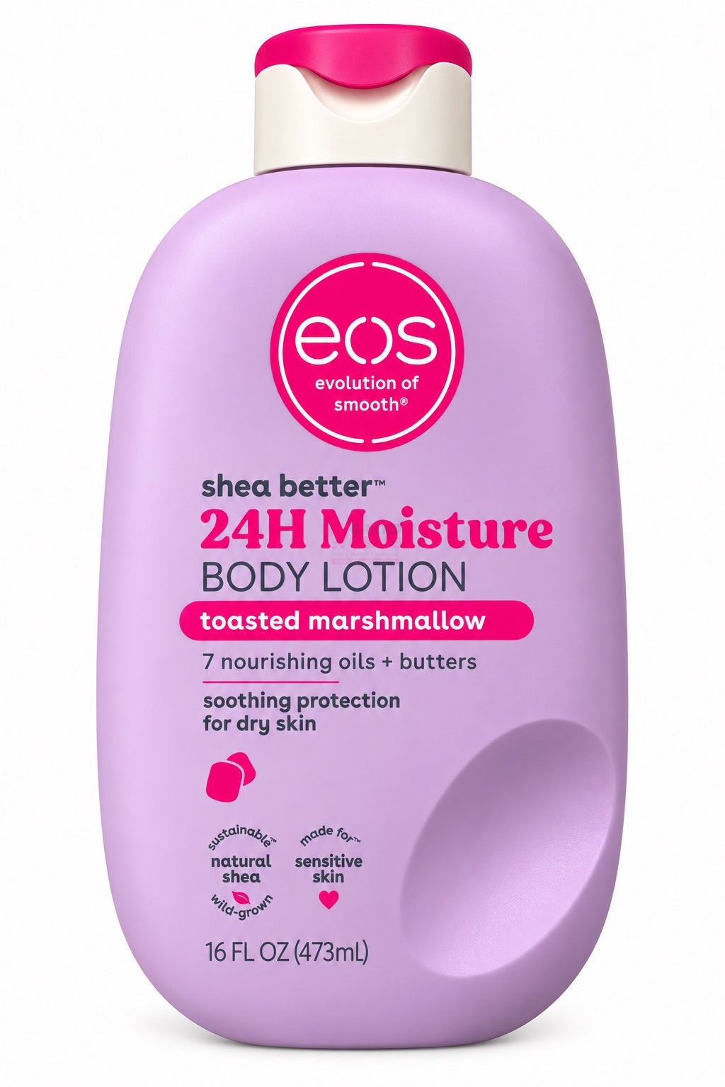 eos Toasted Marshmallow 24H Moisture Body Lotion