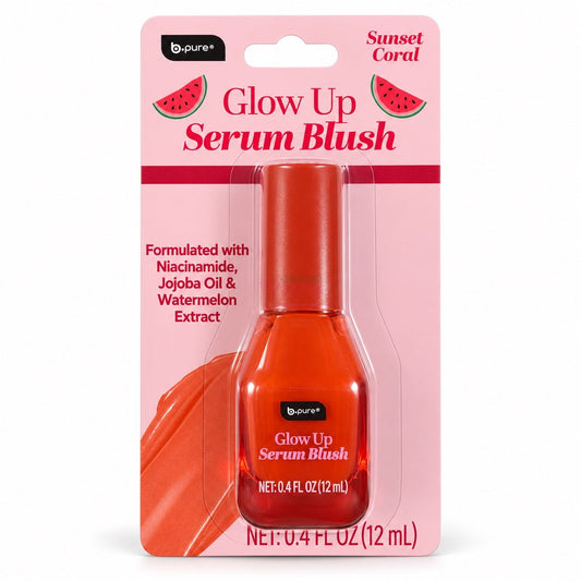 b.pure Glow Up Serum Blush — Sunset Coral