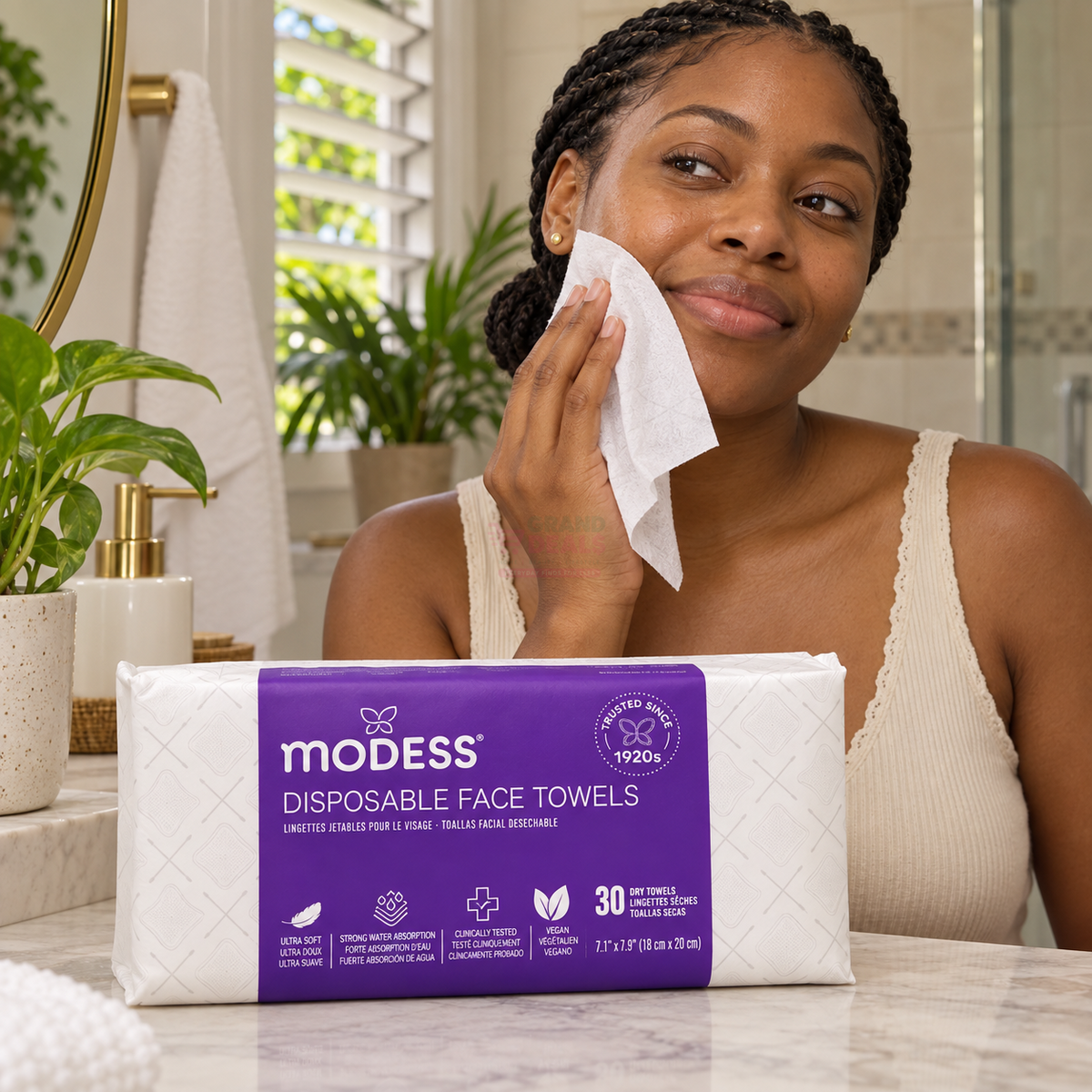Modess Face Towels