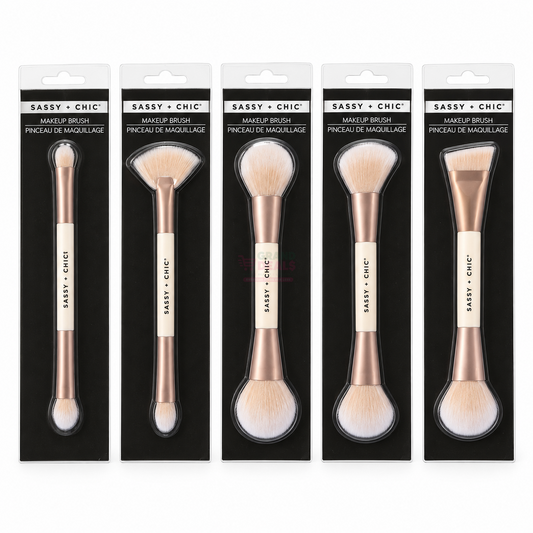 Sassy + Chic Dual-Ended Makeup Brushes