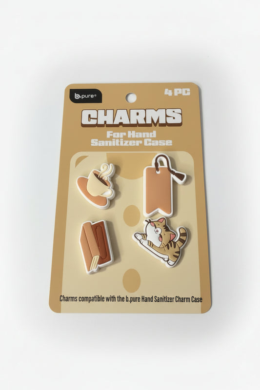 b.pure Charms for Hand Sanitizer Case 4 piece