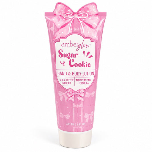 Amber Glow Sugar Cookie Hand and Body Lotion front