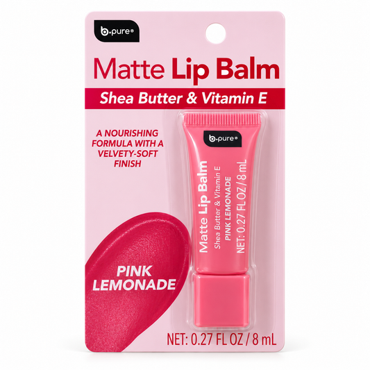 b.pure Matte Lip Balm Pink Lemonade 8 mL