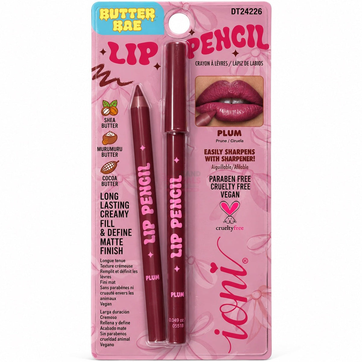 Ioni Butter Bae Lip Pencil - Plum