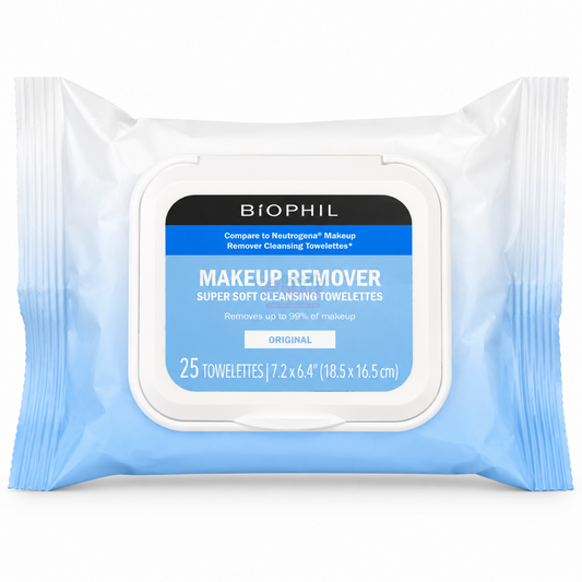 Biophil Makeup Remover Cleansing Towelettes 25 Count