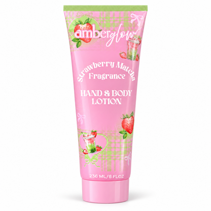 Amberglow Strawberry Matcha Hand & Body Lotion