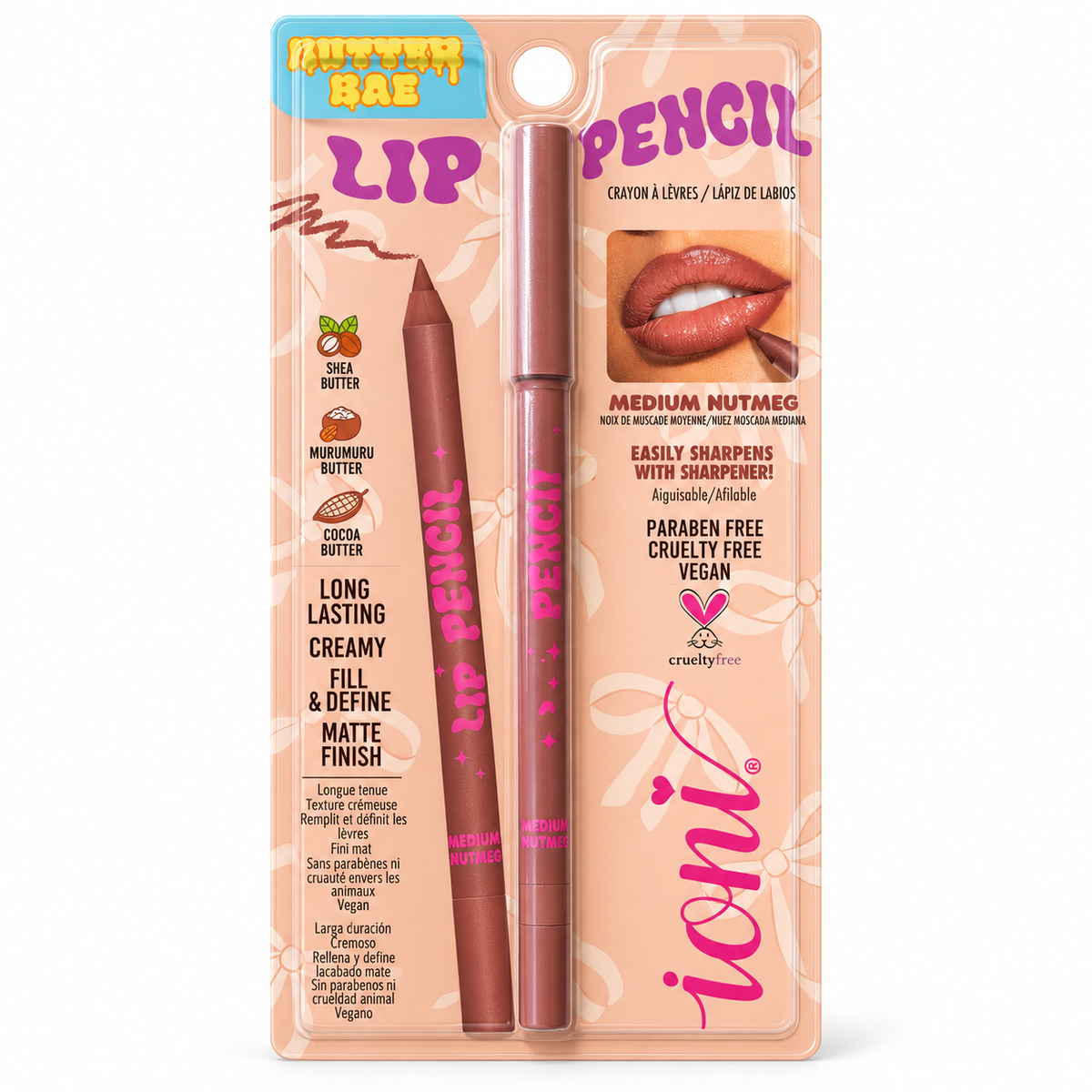 ioni Butter Bae Lip Pencil Medium Nutmeg