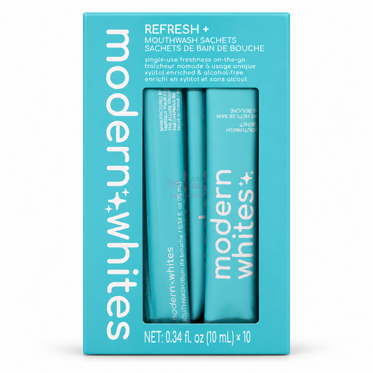 Modern Whites Refresh Plus Mouthwash Sachets 10 Pack