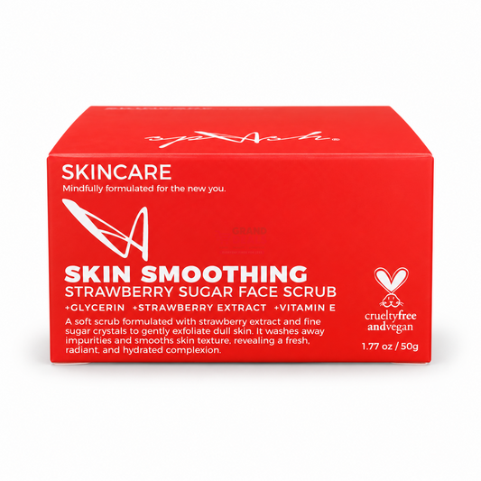 Splash Skin Smoothing Strawberry Sugar Face Scrub 50g