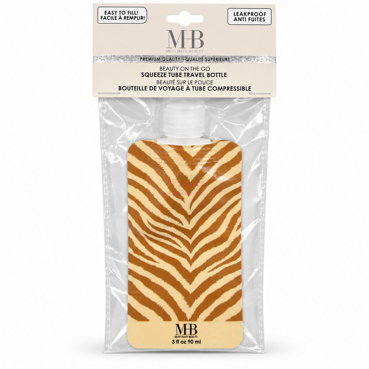 Must-Have Beauty Zebra Travel Bottle 90 mL